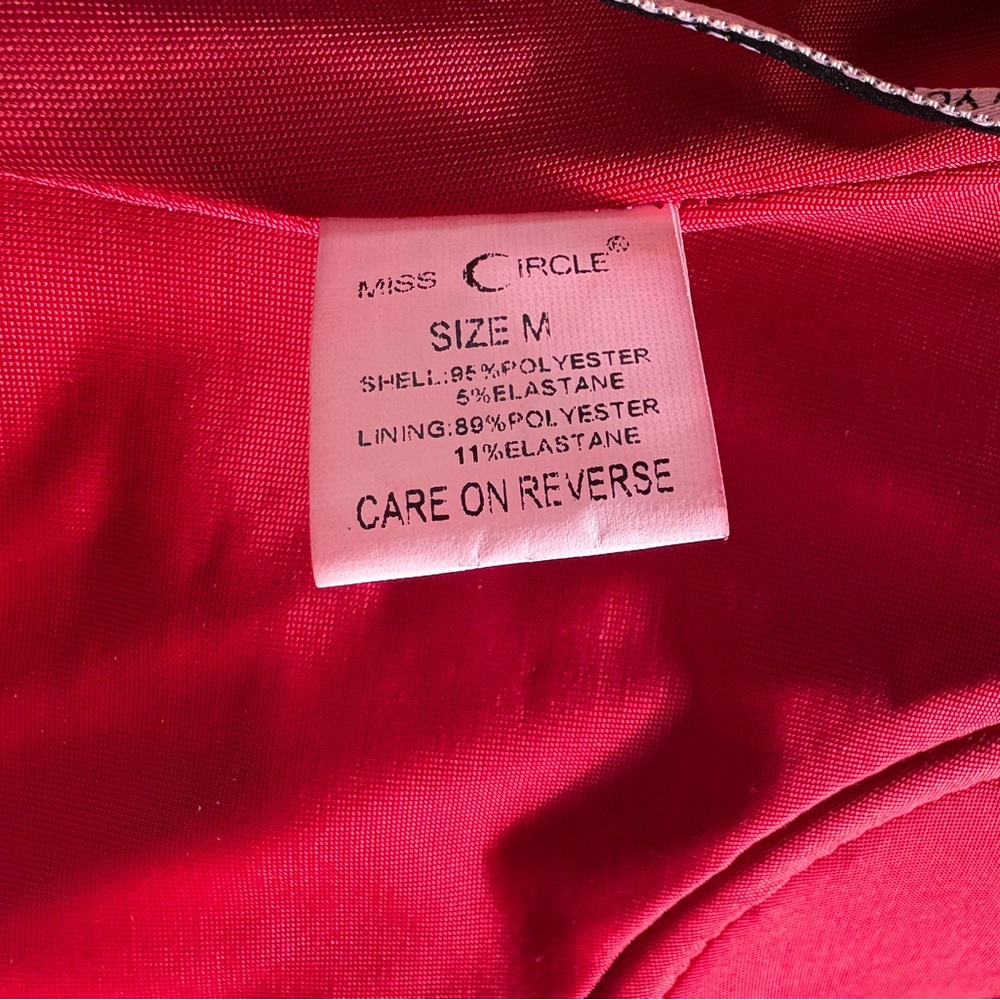 Miss Circle Red Strapless Bustier Top - Picture 7 of 7